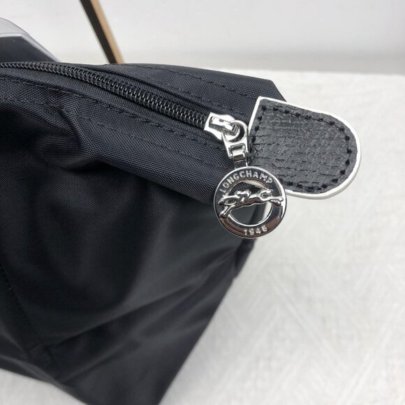 NWT Longchamp Le Pliage Original Large Shoulder Nylon Bag Tote IN NEW BLACK - Picture 4 of 10